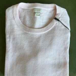 J. Crew Light Pink Crewneck Sweater